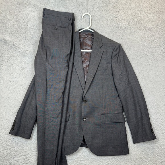 J.Crew Other - J Crew Ludlow Slim 2 Piece Suit 38S Charcoal Grey Tollegno 3D Wool 32x30 Pants
